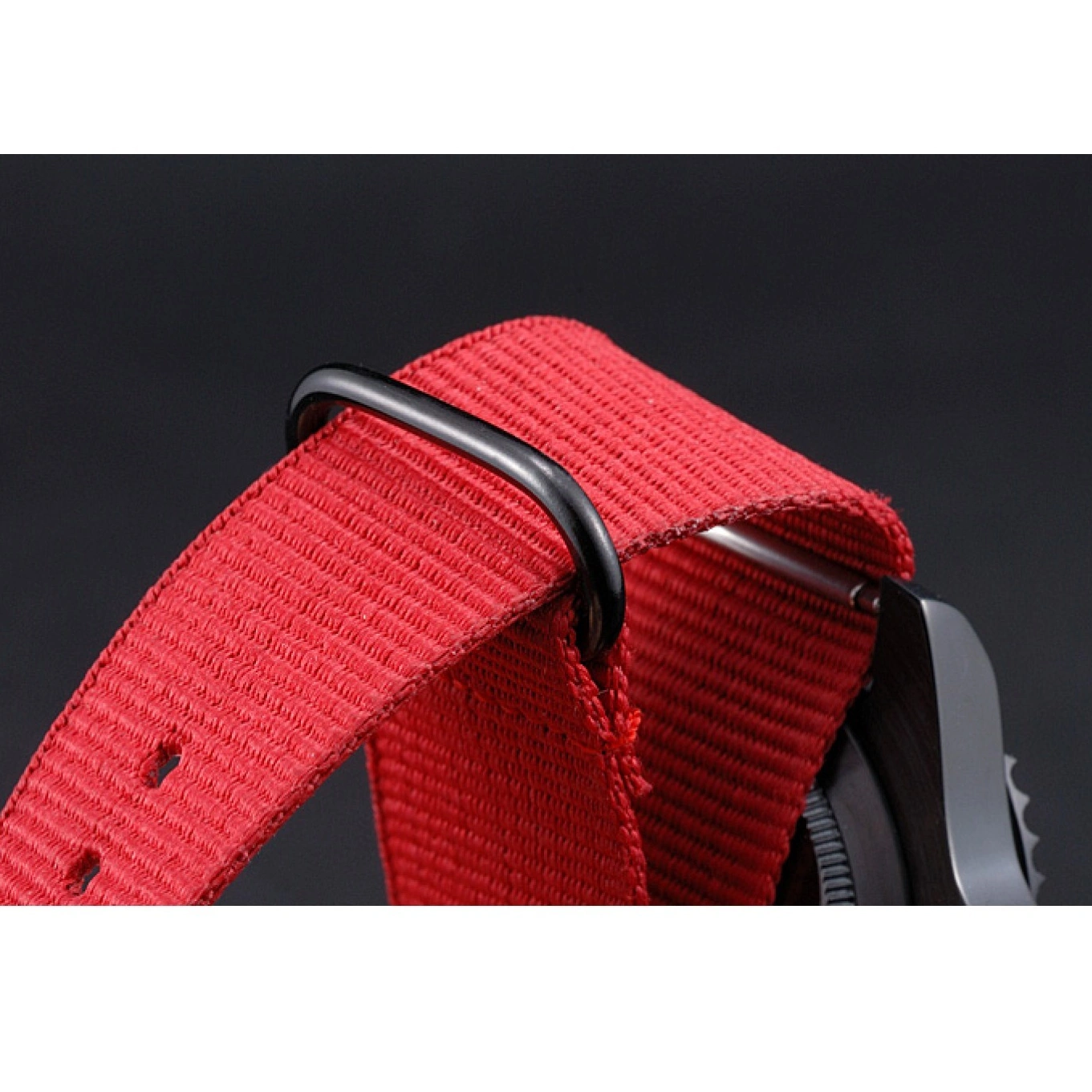 Aaa replica watch Red Submariner Strap Nylon Rolex Stealth 622010 1028